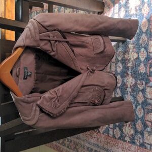 Bebe Y2K Leather peplum jacket